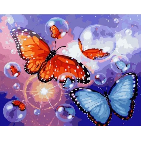 Bubbles & Butterflies Diamond Painting