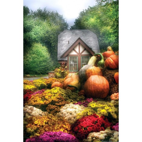 Pumpkin Garden DIY Diamond Painting