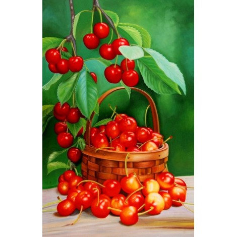 Cherry Basket DIY Diamond Painting