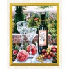 Wine, Fruits & Roses DIY Painting