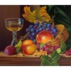 Wine Glass & Fruits Still Life Diamond Painting