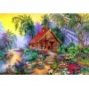 Flowers & House Scenery Painting Kit