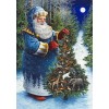 Santa's Christmas Tree Diamond Painting
