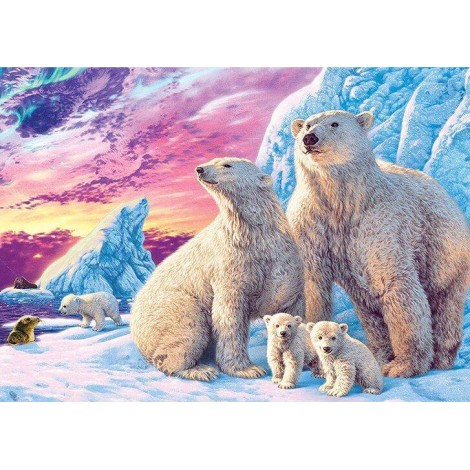 Polar Bear Diamond Painting Kit