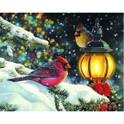 Winter Birds Diamond Painting Kit