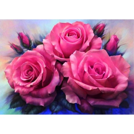 Pink Rose Beauty Diamond Painting