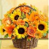 Captivating Roses & Sunflowers
