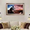 USA Flag & Soldier DIY Diamond Painting
