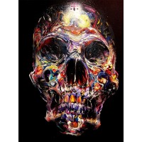 Colorful Skull DIY Diamon...