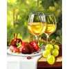 Fruit Plate & Glasses of Wine DIY Painting