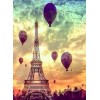 Eiffel Tower & Hot Air Balloons
