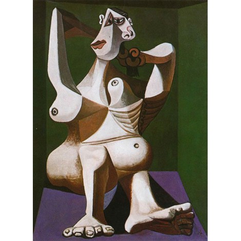 Woman Styling her Hair - Pablo Picasso