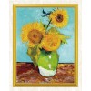 Vase with Three Sunflowers - Vincent van Gogh