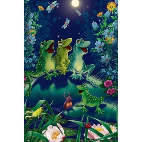 Frogs & Dragon Flies