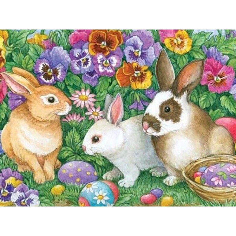 Rabbits & Flower...