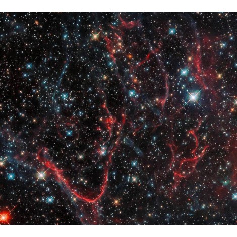 Tangled Remnants of a Supernova