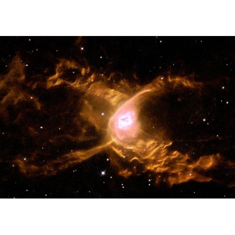 Web Spins into Giant Red Spider Nebula