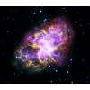 Colorful View of the Crab Nebula