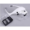 LED Light Headband Magnifier Glass for Painting with Diamonds