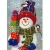 Snowman with Christmas Gifts
