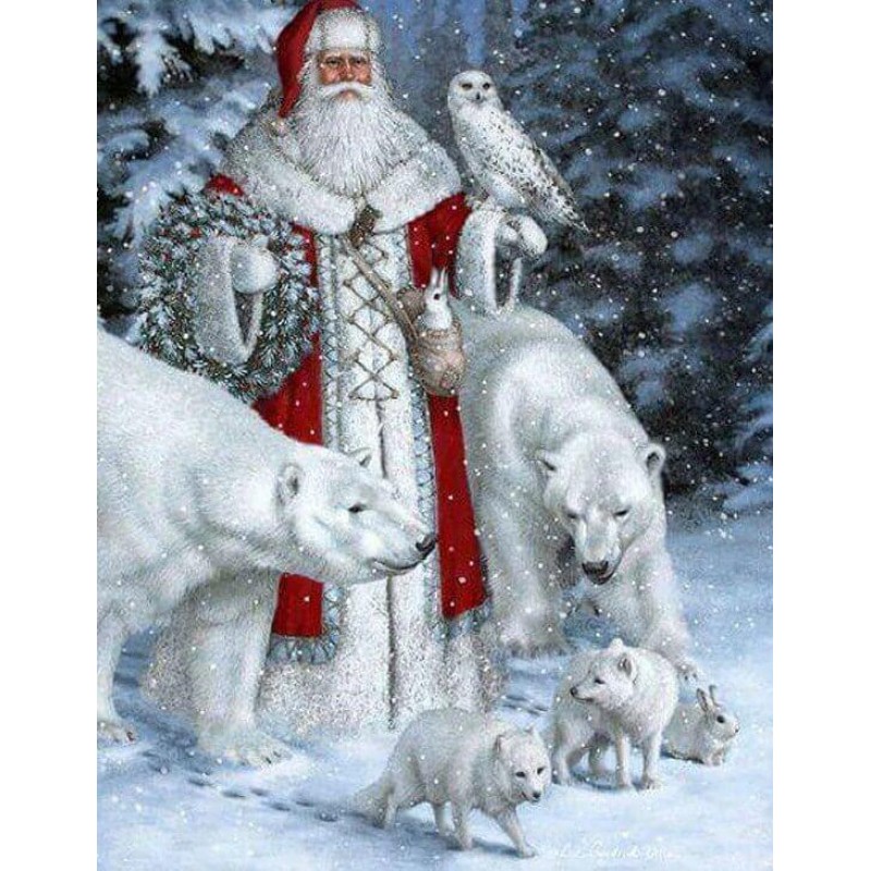 Santa Claus with ani...