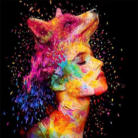 Abstract Faces Diamond Painting