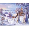 Houses under Snow DIY Diamond Paintings