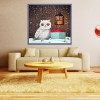 White Owl - Christmas Painting