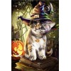 Cat Celebrating Halloween