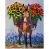 Flower Burro - Paint by Diamonds