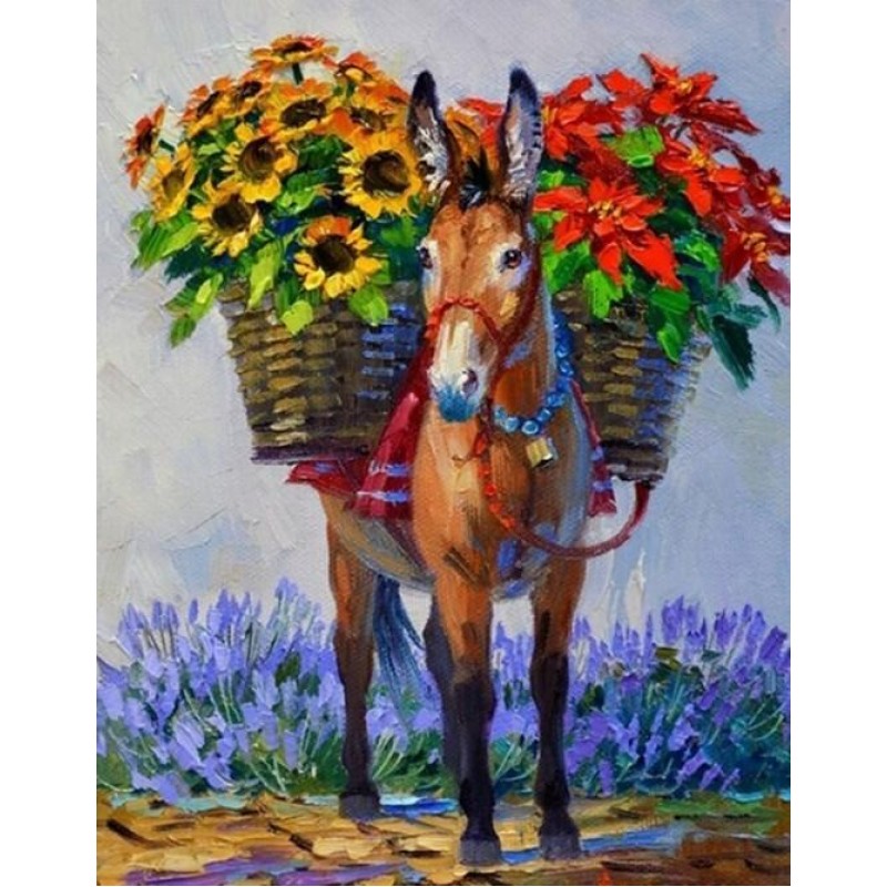 Flower Burro - Paint...