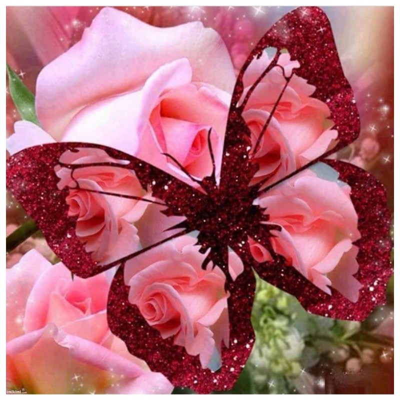 Glittering transpare...